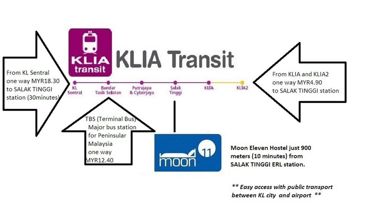Moon Eleven Hostel Near Klia & Klia2 Szepang Kültér fotó